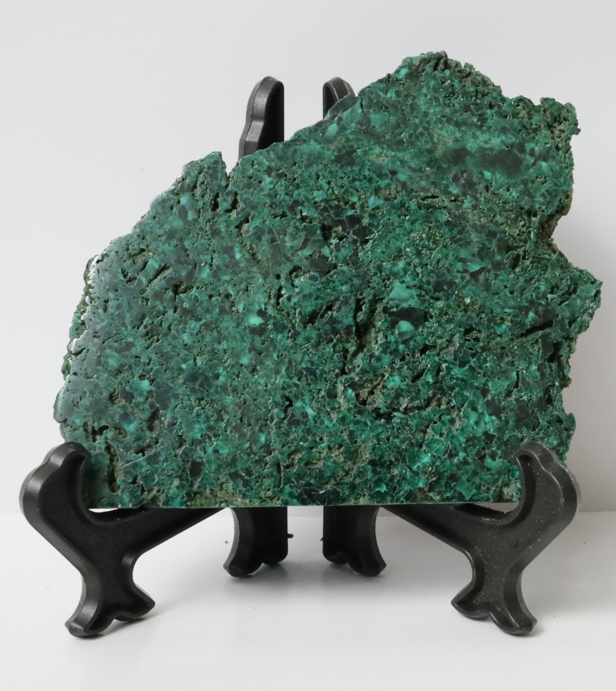 Polished Malachite Slab - 2.6" x 2.8" (66mm x 72mm) - Malachite Mineral - Malachite Collectibles - Malachite Decor - Malachite Specimen - Green Malachite MSA3