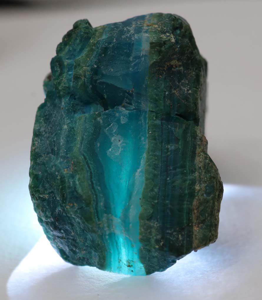 Ray Mine Natural Gem Silica Specimen, 1.3" (33mm), Ray Mine Gem Silica, Ray Mine Chrysocolla, Arizona Gemstones, Collectible Minerals, Rare Mineral Specimens, Copper Mine Minerals, Gm2