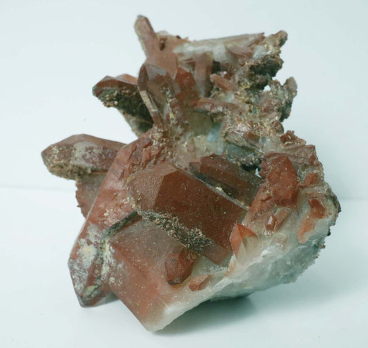 Moroccan Red Quartz Crystal - 2.5" (64mm) - Hematite Covered Quartz - Natural Red Quartz - Unique Crystal Specimens - Moroccan Minerals - RQ3