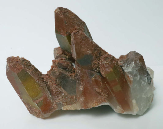 Moroccan Red Quartz Crystal - 2.4" (60mm) - Hematite Covered Quartz - Natural Red Quartz - Unique Crystal Specimens - Moroccan Minerals - RQ9