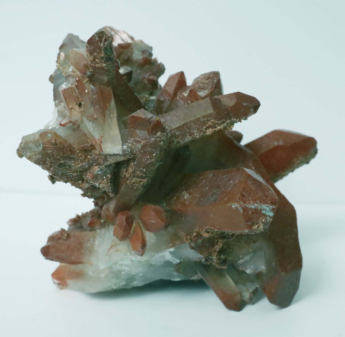 Moroccan Red Quartz Crystal - 2.5" (64mm) - Hematite Covered Quartz - Natural Red Quartz - Unique Crystal Specimens - Moroccan Minerals - RQ3