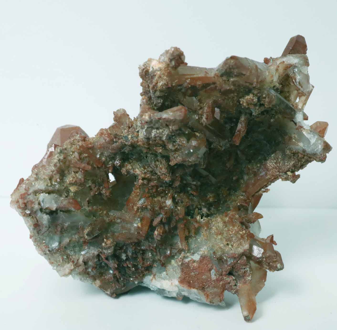 Moroccan Red Quartz Crystal - 2.5" (64mm) - Hematite Covered Quartz - Natural Red Quartz - Unique Crystal Specimens - Moroccan Minerals - RQ3