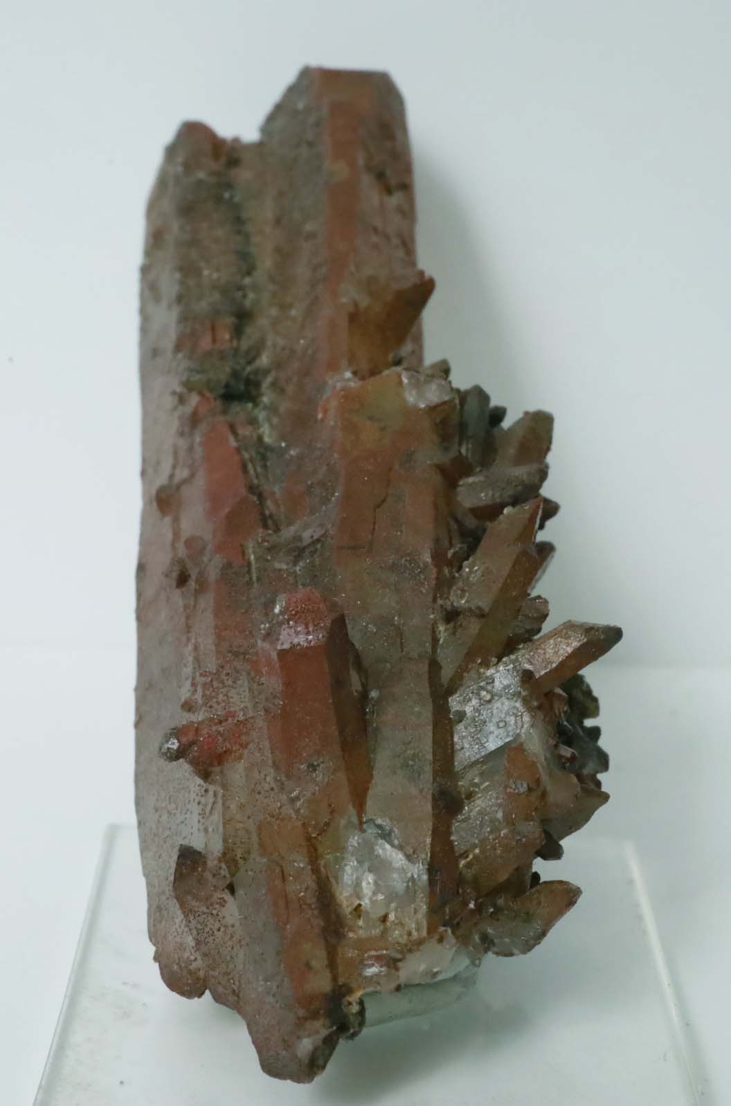 Moroccan Red Quartz Crystal - 3.5" (89mm) - Hematite Covered Quartz - Natural Red Quartz - Unique Crystal Specimens - Moroccan Minerals - RQ1