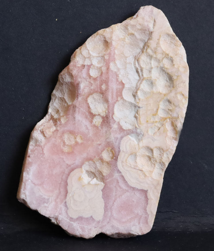 Argentine Rhodochrosite Polished Slab - 2.6" (66mm) - Rhodochrosite Stone - Pink Rhodochrosite Gemstone - Heart Healer Crystal - Sb2