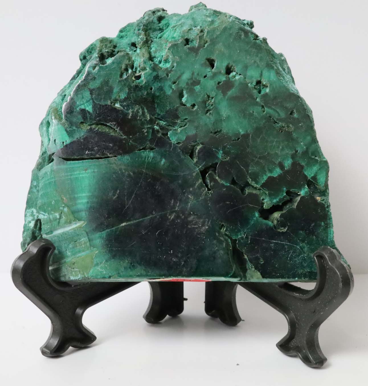 Polished Malachite Slab - 2.6" x 2.8" (67mm x 71mm) - Malachite Mineral - Malachite Collectibles - Malachite Decor - Malachite Specimen - Green Malachite MSAA5