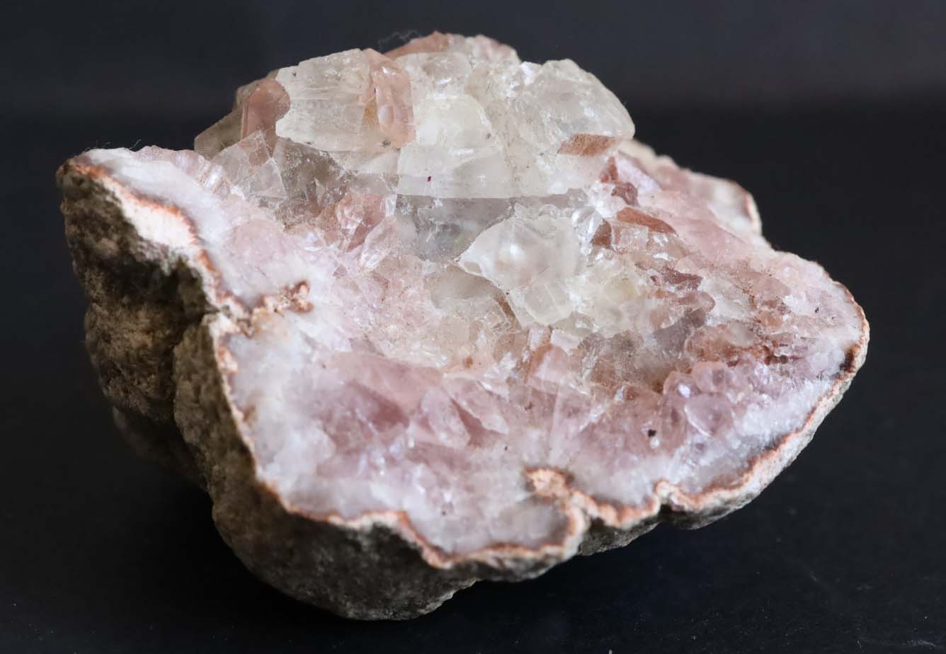 Argentine Pink Amethyst Geode Half- 1.7" (43mm) - Pink Amethyst Stone - Natural Pink Amethyst Gemstone - Gemstone from Argentina AA2