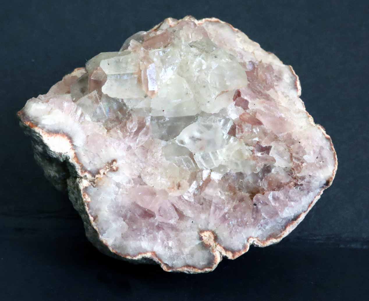 Argentine Pink Amethyst Geode Half- 1.7" (43mm) - Pink Amethyst Stone - Natural Pink Amethyst Gemstone - Gemstone from Argentina AA2