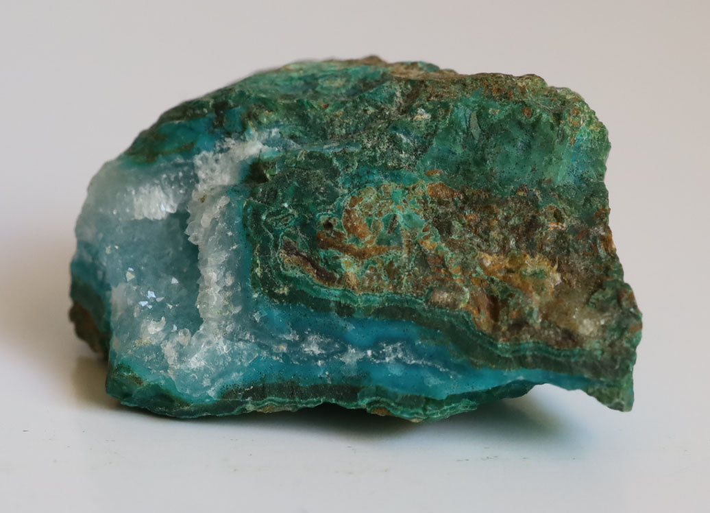 Ray Mine Natural Chrysocolla Specimen, 1.4" (36mm), Ray Mine Chrysocolla, Ray Mine Gem Silica, Arizona Gemstones, Collectible Minerals, Rare Mineral Specimens, Copper Mine Minerals, Sp2