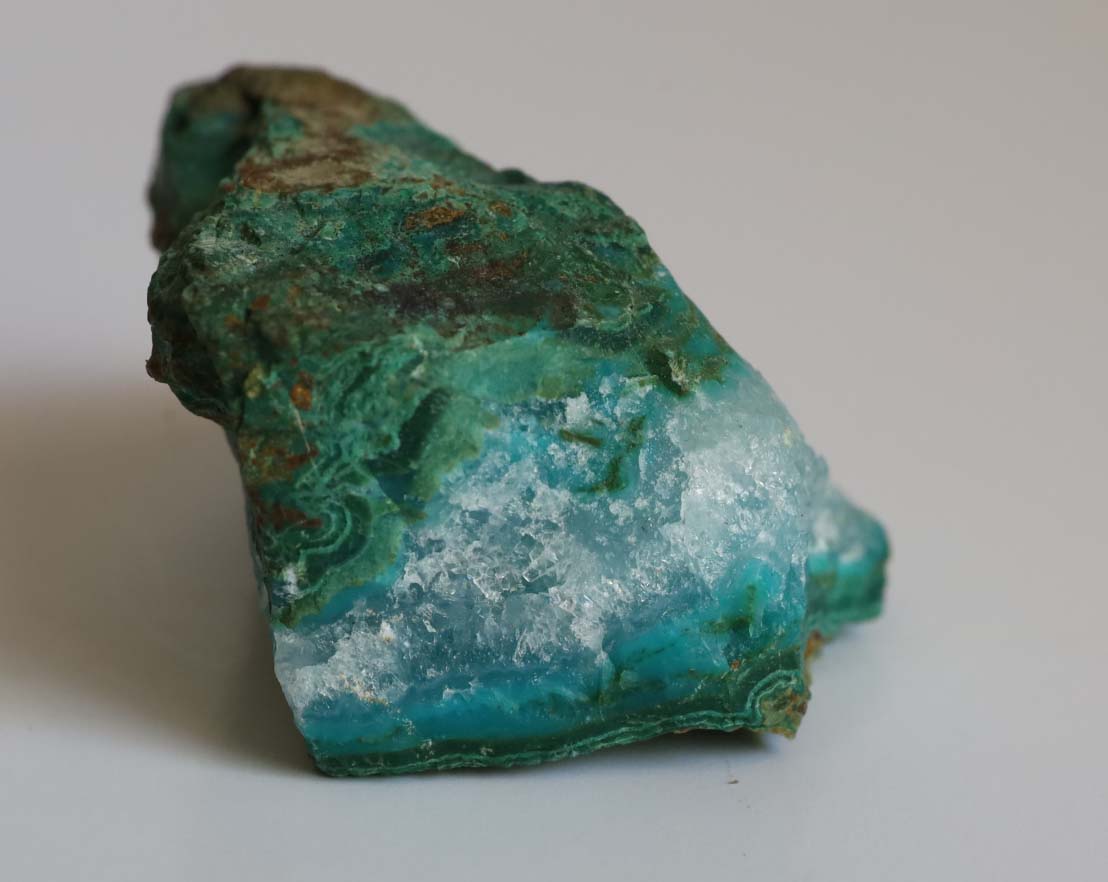 Ray Mine Natural Chrysocolla Specimen, 1.4" (36mm), Ray Mine Chrysocolla, Ray Mine Gem Silica, Arizona Gemstones, Collectible Minerals, Rare Mineral Specimens, Copper Mine Minerals, Sp2