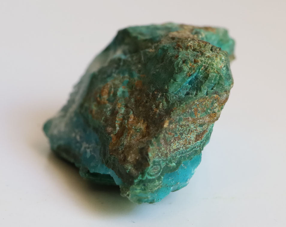 Ray Mine Natural Chrysocolla Specimen, 1.4" (36mm), Ray Mine Chrysocolla, Ray Mine Gem Silica, Arizona Gemstones, Collectible Minerals, Rare Mineral Specimens, Copper Mine Minerals, Sp2