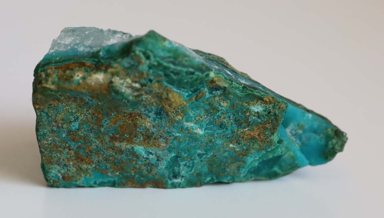 Ray Mine Natural Chrysocolla Specimen, 1.4" (36mm), Ray Mine Chrysocolla, Ray Mine Gem Silica, Arizona Gemstones, Collectible Minerals, Rare Mineral Specimens, Copper Mine Minerals, Sp2