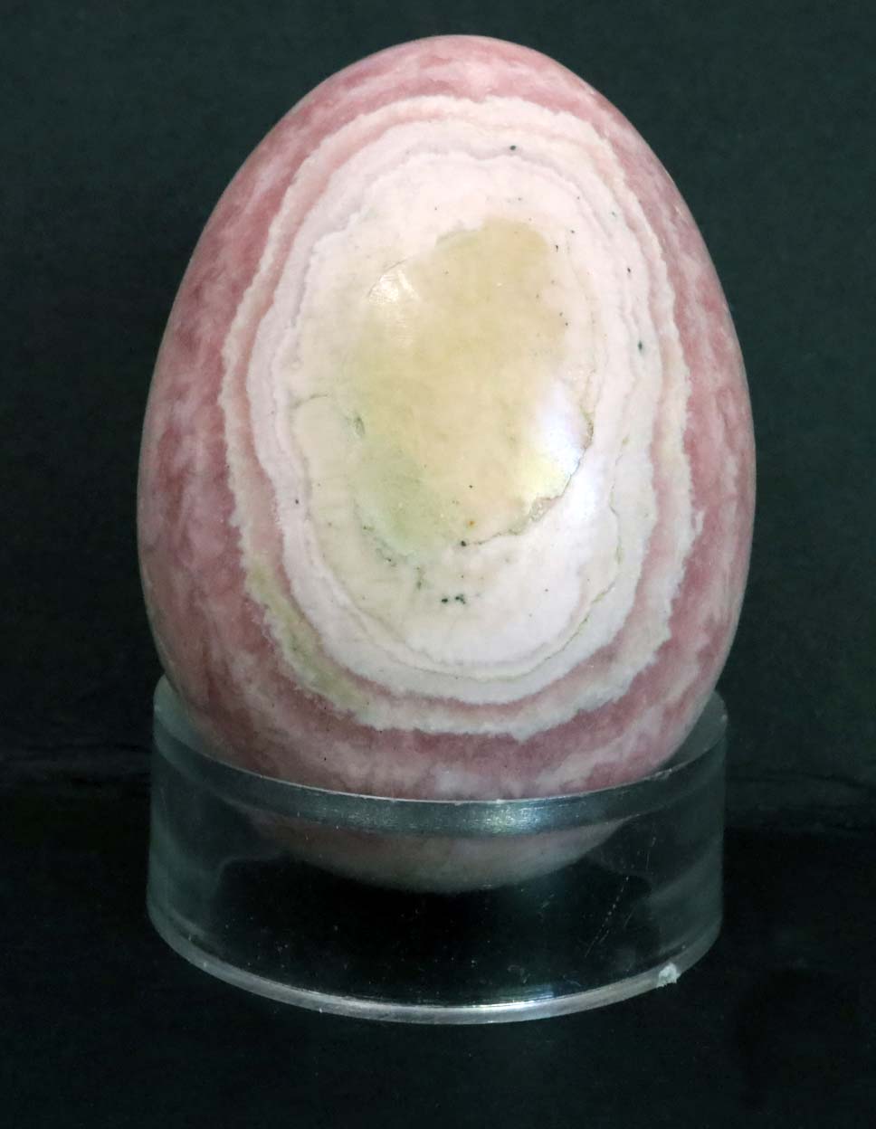 Peru Rhodochrosite Polished Egg - 2" (50mm) - Rhodochrosite Stone - Pink Rhodochrosite Gemstone - Heart Healer Crystal LGE3