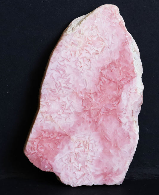 Argentine Rhodochrosite Polished Slab - 2.6" (66mm) - Rhodochrosite Stone - Pink Rhodochrosite Gemstone - Heart Healer Crystal - Sb2